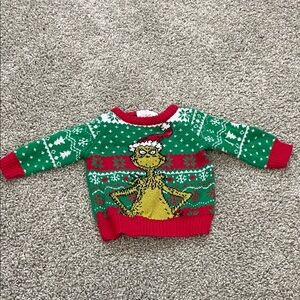 The Grinch Baby Sweater